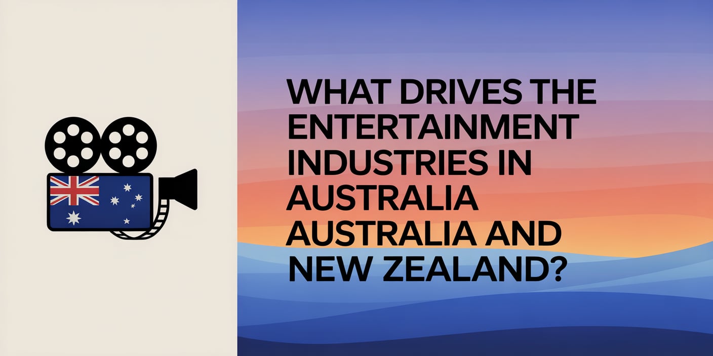 What Drives the Entertainment Industries in Australia and New Zealand?
