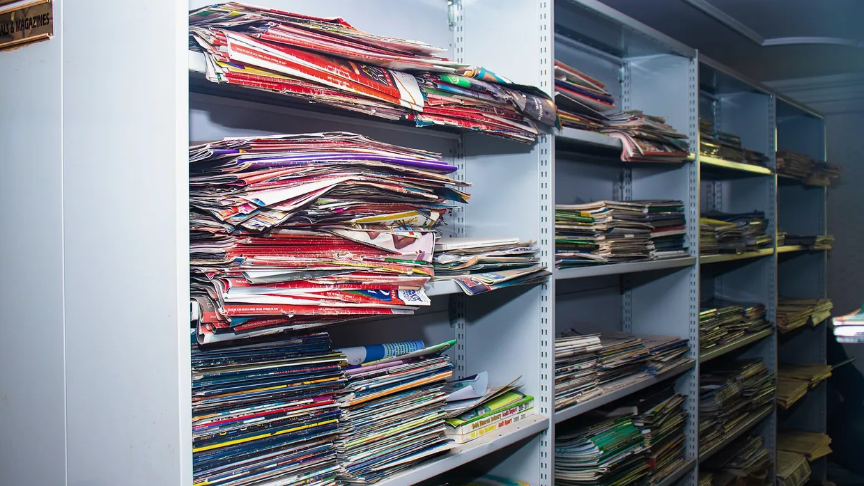 Books of Journals on shelf of the Ghalib Chamber Law Library