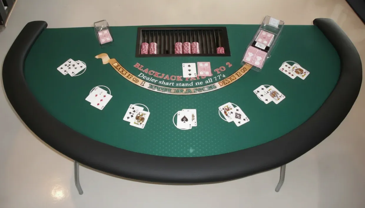 Blackjack table